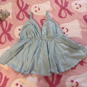 Wild Fable Sky Blue Sleeveless Top